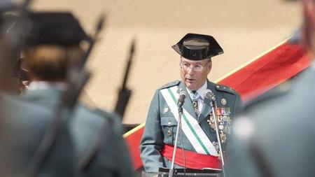 En Tenerife, el general jefe de la Guardia Civil en Canarias, Juan Sánchez Medina