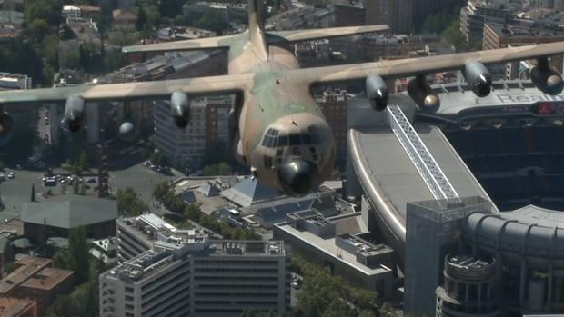 Así han sido los ensayos del desfile aéreo