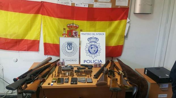 Hallan un arsenal y una plantación de marihuana en El Ruedo