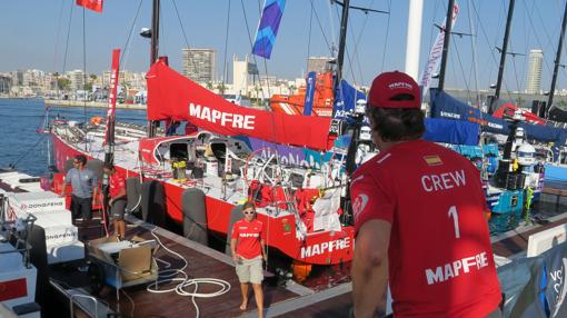 Imagen de la zona del Puerto de Alicante, salida de la Volvo Ocean Race