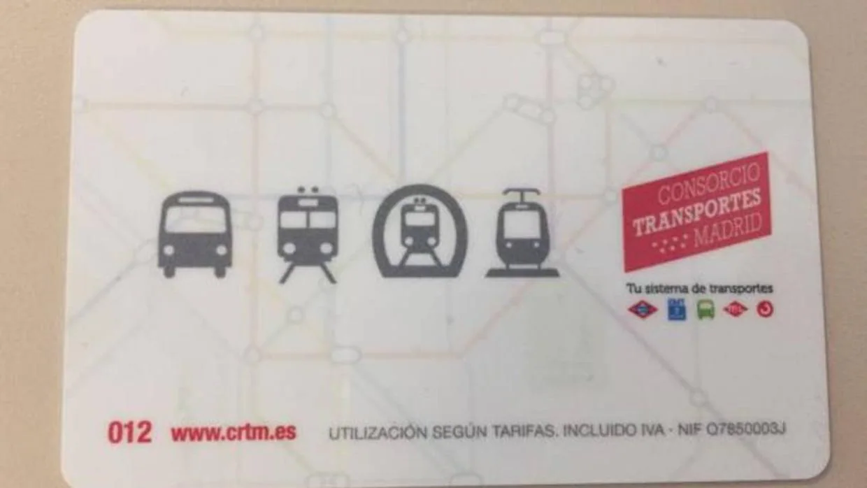 La nueva tarjeta inteligente de transporte de Madrid