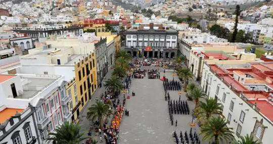 Jura de Bandera de la Armada en Las Palmas capital