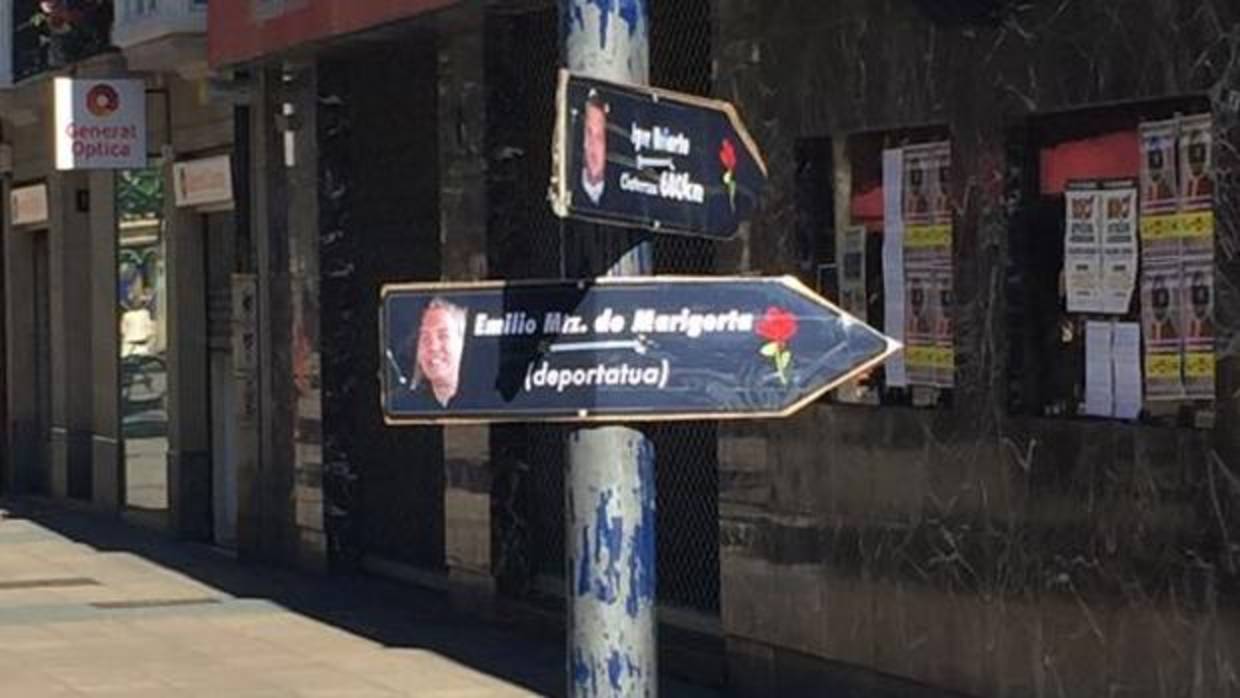El PP denuncia la aparición de carteles proetarras en las calles de Vitoria