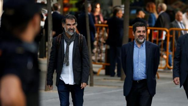 Jordi Cuixart alega a la Audiencia que medió para que los manifestantes dejaran salir a la Guardia Civil