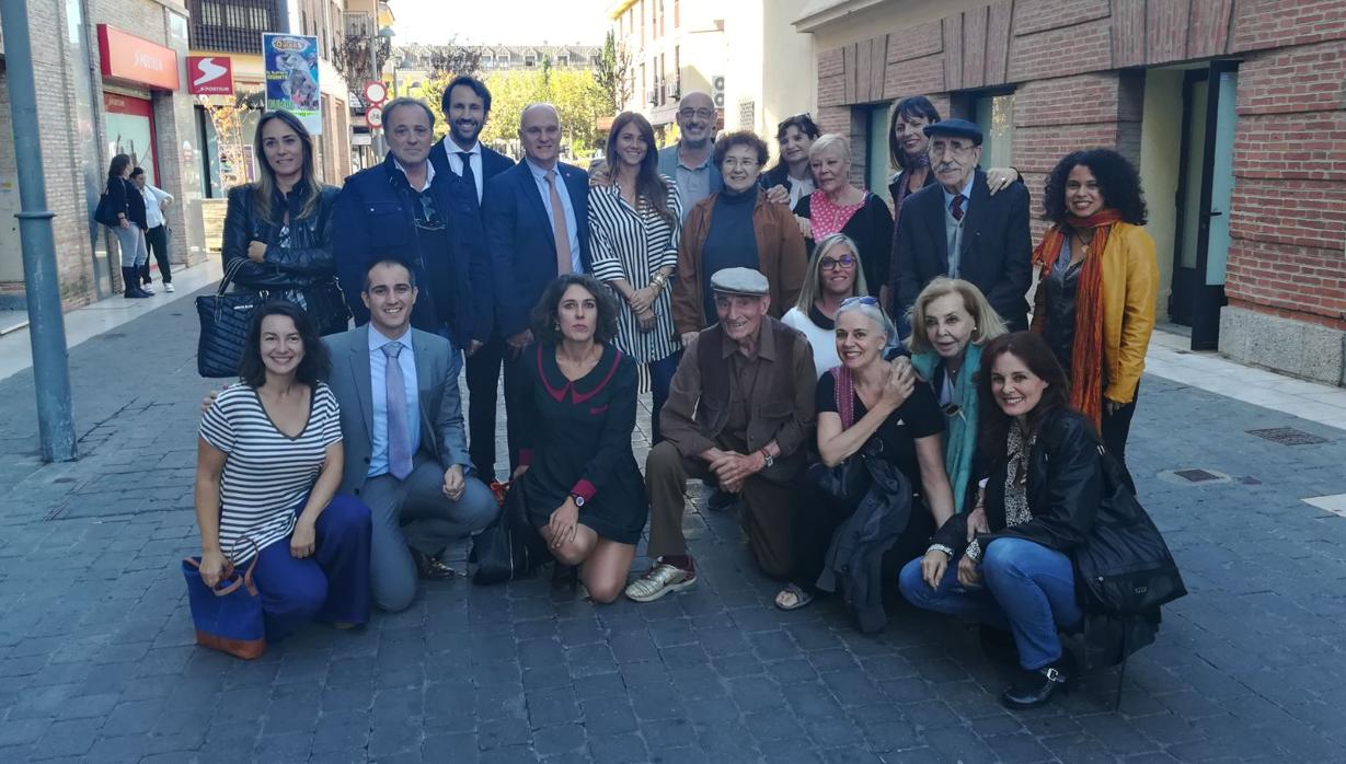 Algunas de las actrices presentes en el Pleno