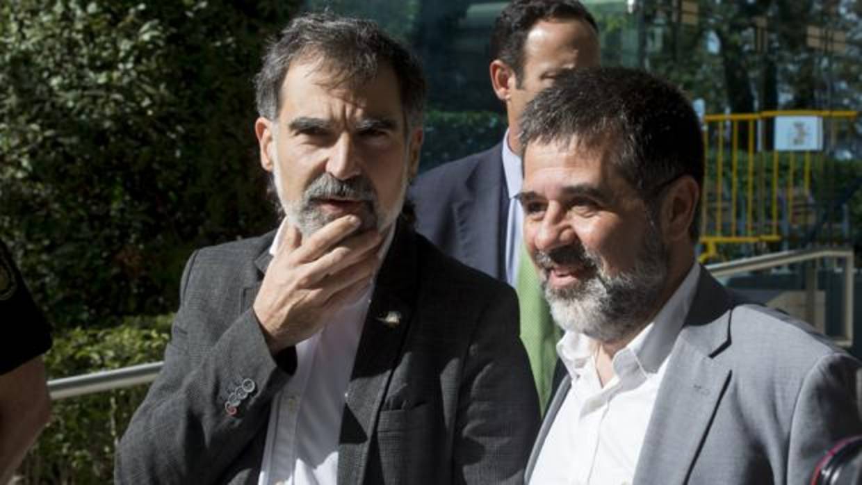 Jordi Cuixart y Jordi Sànchez