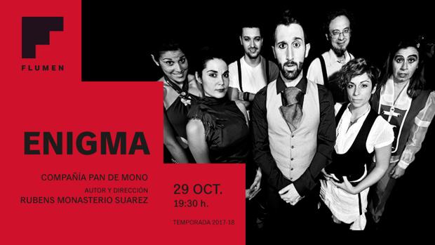 El teatro Flumen alberga este domingo la representación de «Enigma»