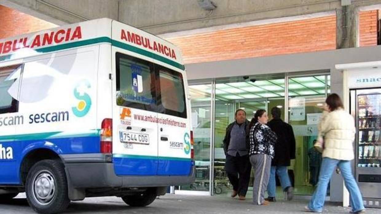 Puerta del Servicio de Urgencias del hospital Virgen de la Salud de Toledo