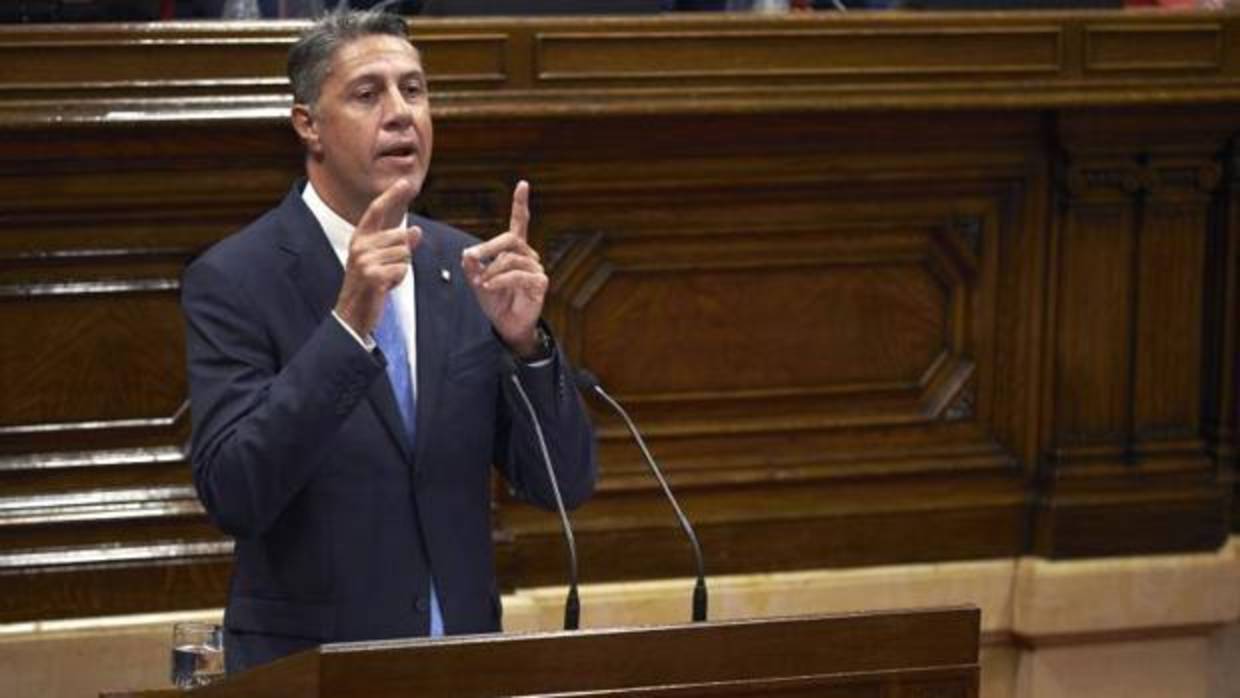 García Albiol, en una intervención en el Parlament