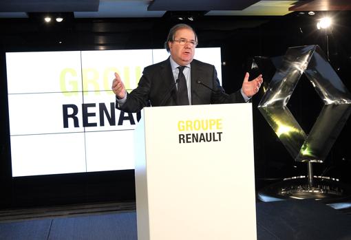 Herrera, durante su intervención en la inauguración de la sede corporativa del Grupo Renault