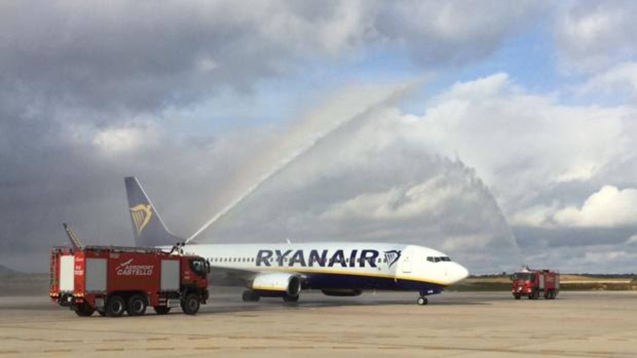 Imagen del acto de bienvenida del nuevo vuelo