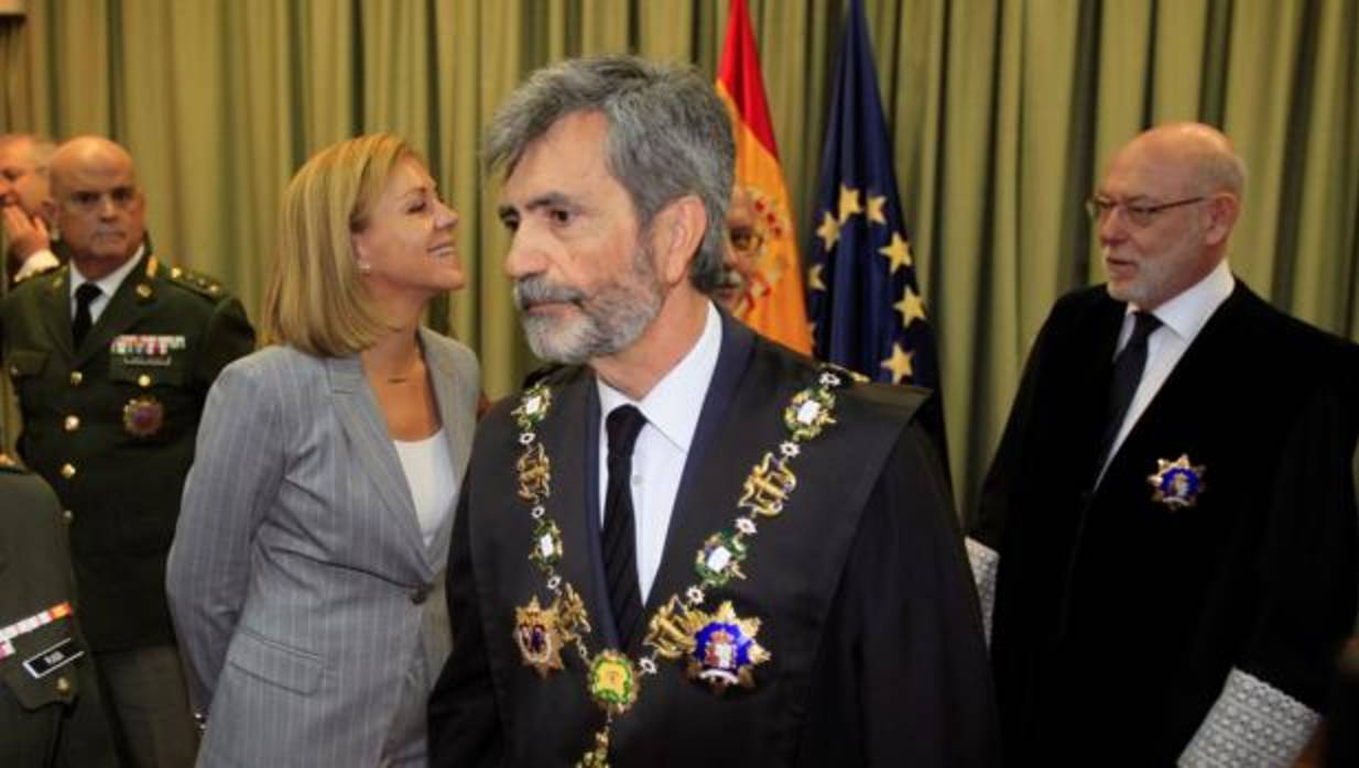 El presidente del Tribunal Supremo y del Consejo General del Poder Judicial, Carlos Lesmes