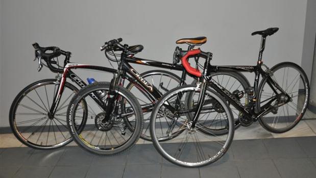 Cuatro detenidos en Talavera por robar cuatro bicicletas valoradas en 5.500 euros