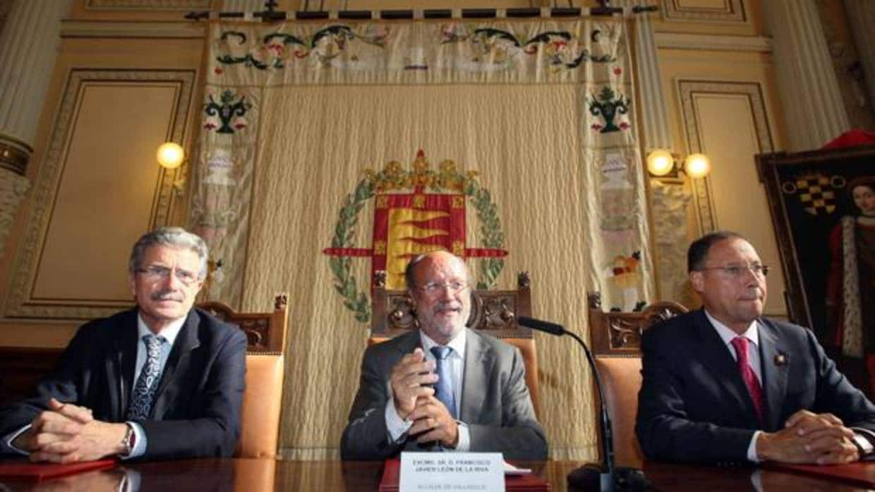 Sánchez, De la Riva y Blanco en una imagen de archivo