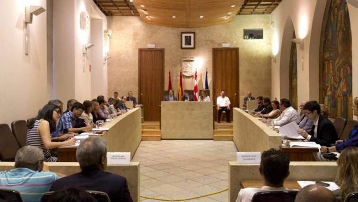 Salón de plenos del Ayuntamiento de Salamanca