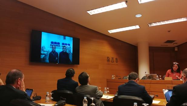 «El Bigotes» reaparece por videoconferencia en las Cortes Valencianas para negarse a declarar