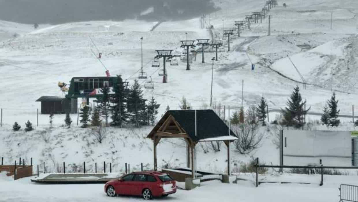 Imagen tomada este jueves en la estación de esquí de Formigal (Huesca)