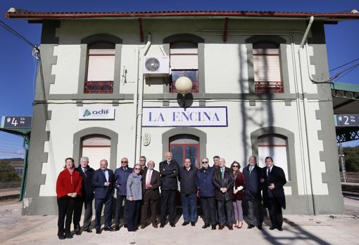 Imagen del acto celebrado este lunes en Villena