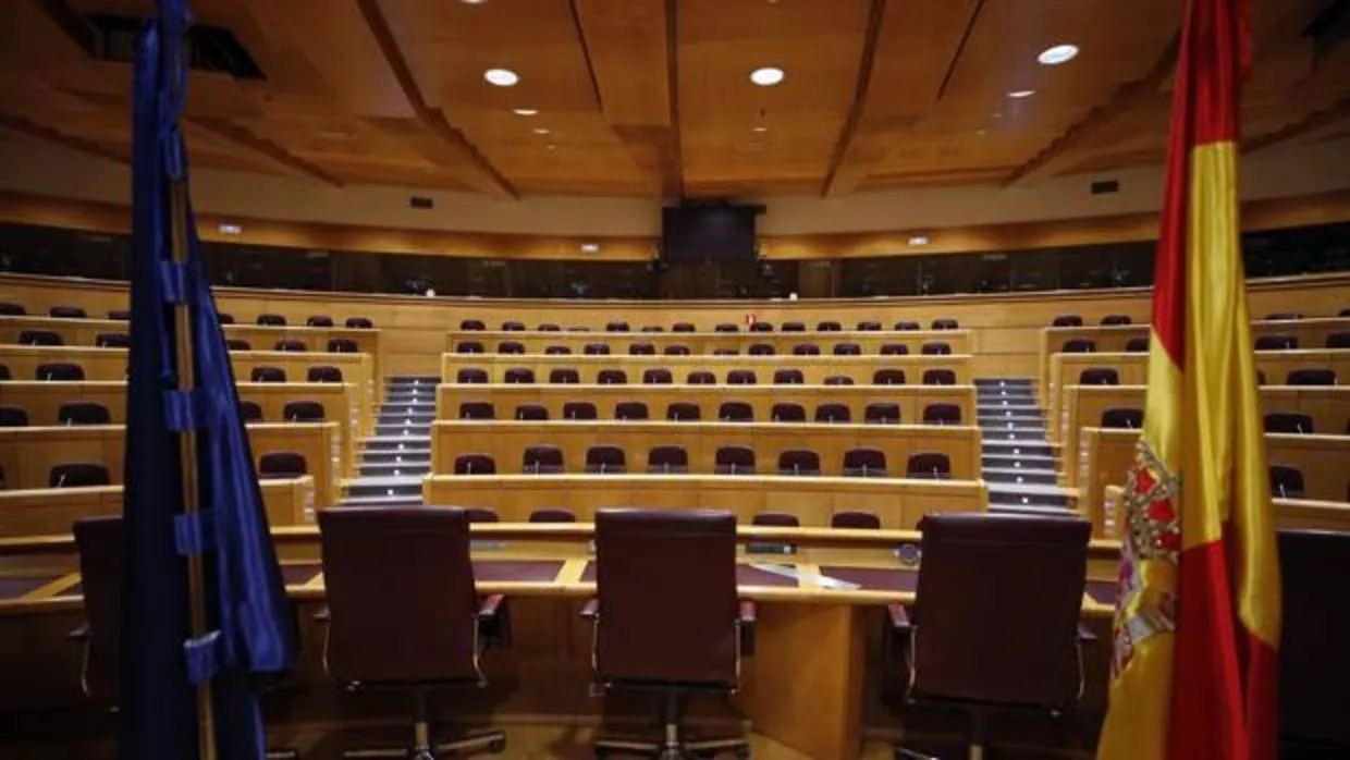 Vista de la Sala Europa del Senado, en una imagen de archivo