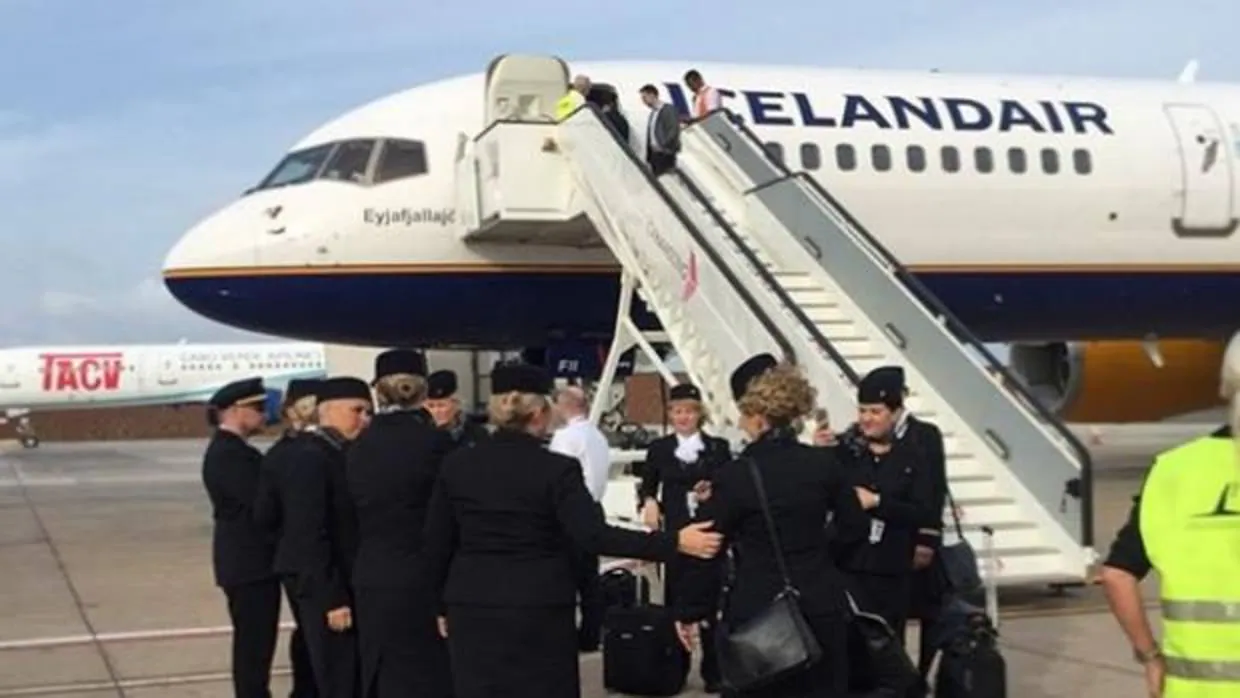 Llegada de primer vuelo de Icelandair a Cabo Verde