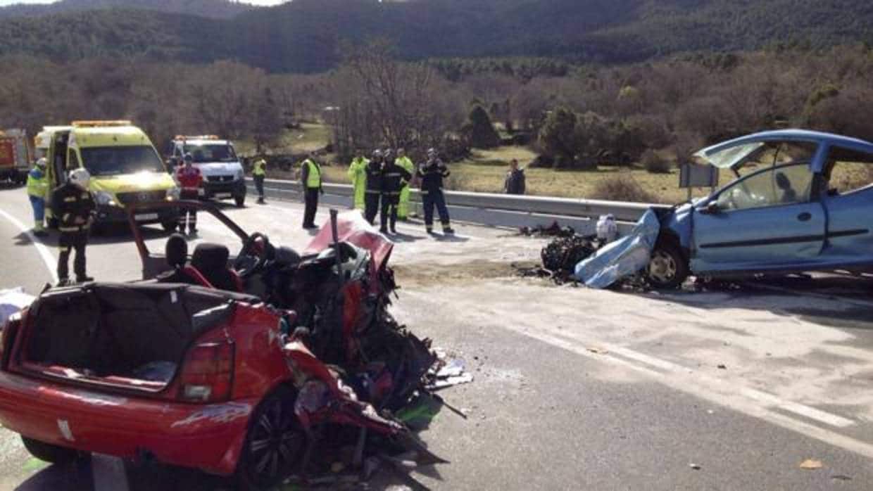 Accidente de tráfico en Ávila