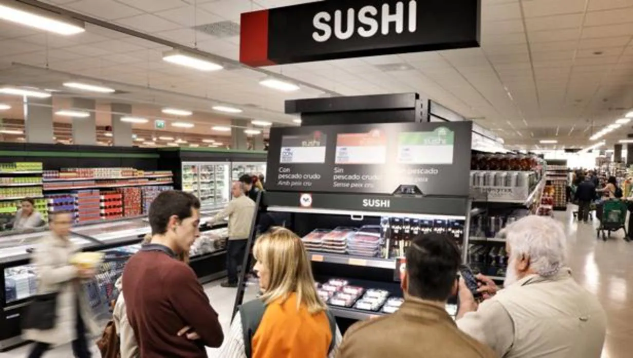 Imagen de un supermercado con el nuevo modelo de Mercado situado en la localidad de Puerto de Sagunto