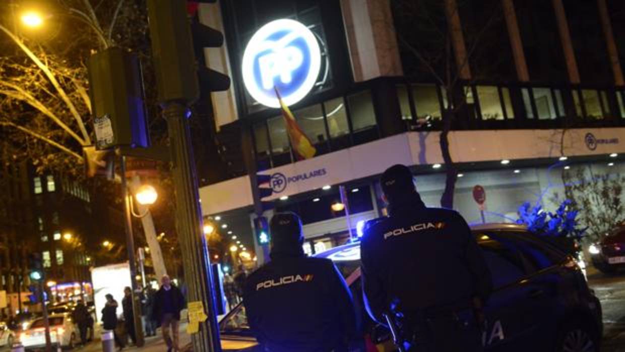 Sede del PP en la madrileña calle de Génova