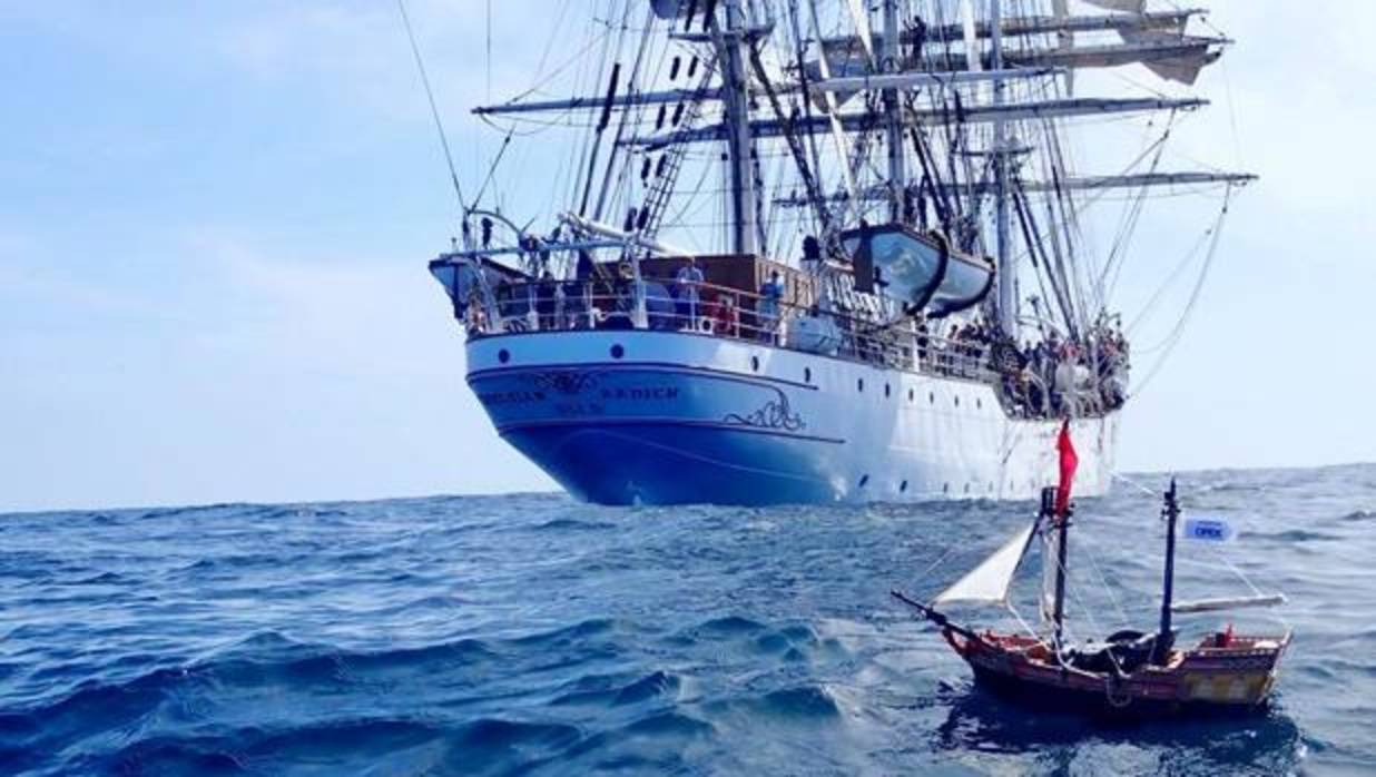 «Adventure», el barco de Playmobil rumbo al Caribe tras pasar por Las Palmas