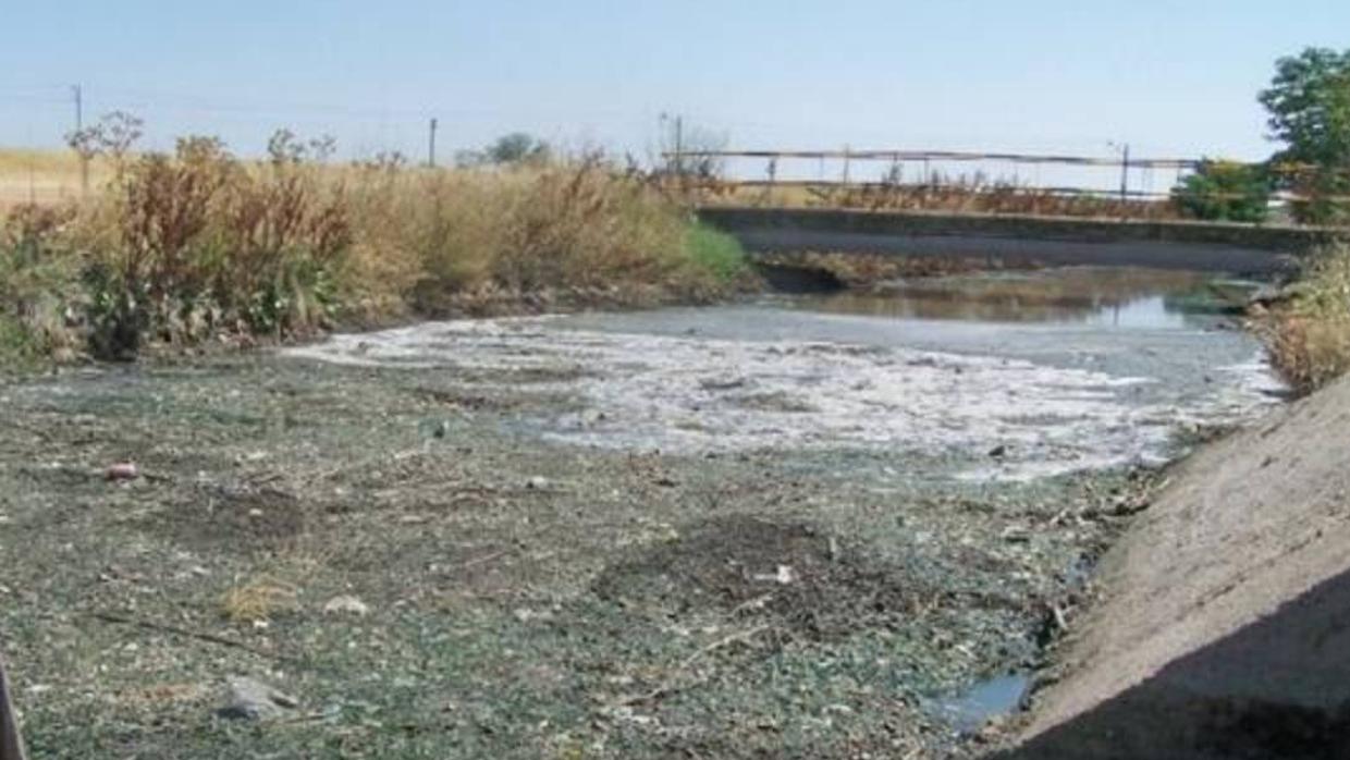 Aguas residuales en la localidad ciudadrealeña de Manzanares