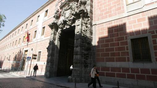 La fachada del Cuartel del Conde Duque