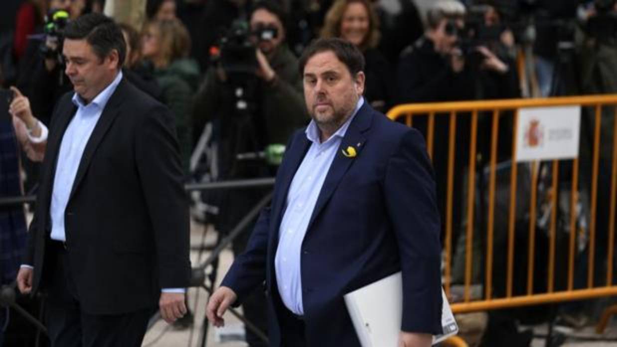 Oriol Junqueras, a su entrada a la Audiencia Nacional el pasado 2 de noviembre