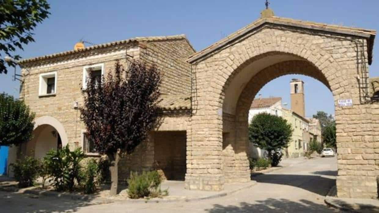 Artasona del Llano, fundado en 1957, uno de los pueblos de colonización de la provincia de Huesca