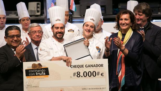 El italiano Marco Acquaroli se proclama campeón mundial de «Cocina con trufa» en Soria