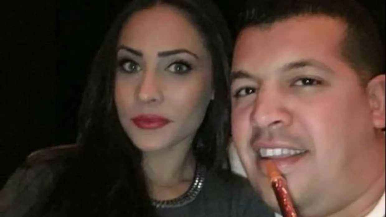 Abdellah El Haj, alias «Messi», con su mujer