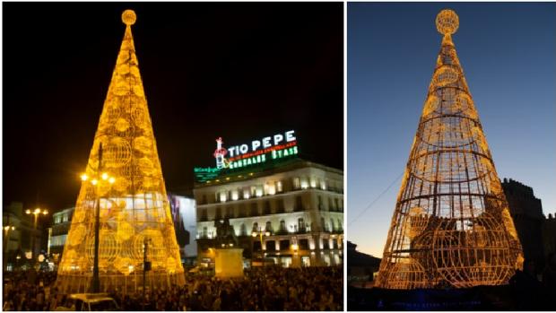 Carmena «destierra» a Ávila el árbol de Navidad de Loterías de Sol