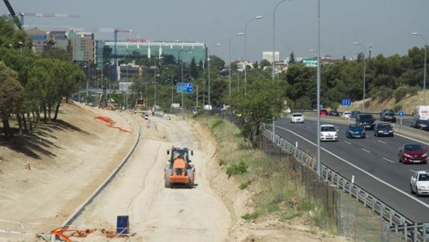 El tráfico de la A-2 se verá afectado a partir de mañana por las obras en la salida de la sede del Banco Popular