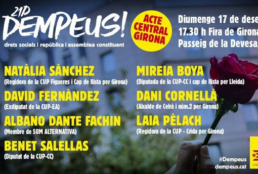 El exlíder de Podemos en Cataluña debuta en la campaña de la mano de ERC y la CUP