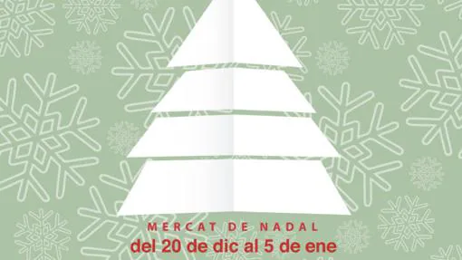 Imagen del cartel del Mercado de Navidad de Tapineria