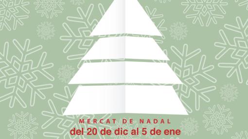 Imagen del cartel del Mercado de Navidad de Tapineria