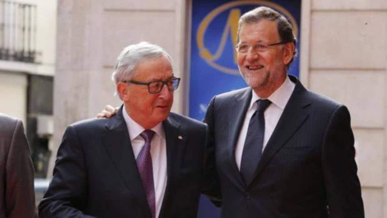 Jean Claude Juncker y Mariano Rajoy, en una imagen de archivo
