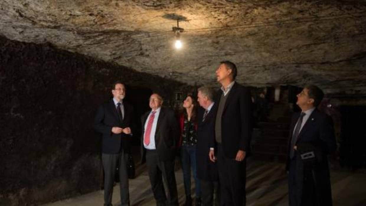 Rajoy visitó el miércoles las bodegas Freixenet
