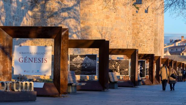 La grandeza de la naturaleza vista por el objetivo de Sebastiao Salgado conquista la muralla de Ávila