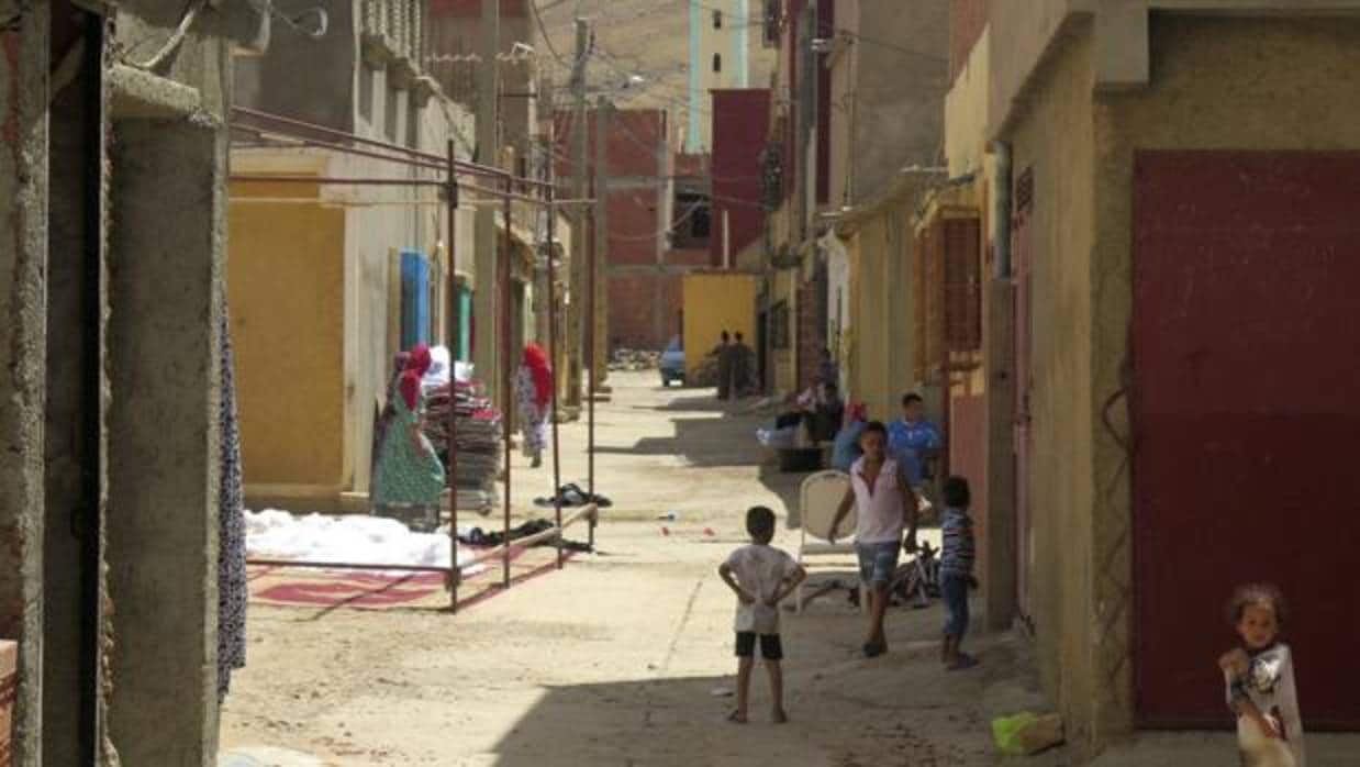 Barrio de Tahayauit en Mirt (Marruecos), el pueblo natal de los hermanos Hychami