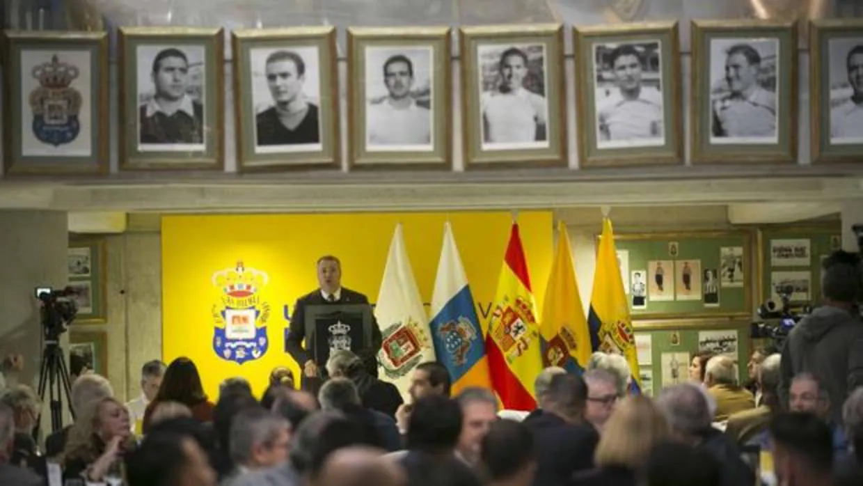 El presidente de Las Palmas y líder de Seguridad Integral Canaria, Miguel Ángel Ramírez