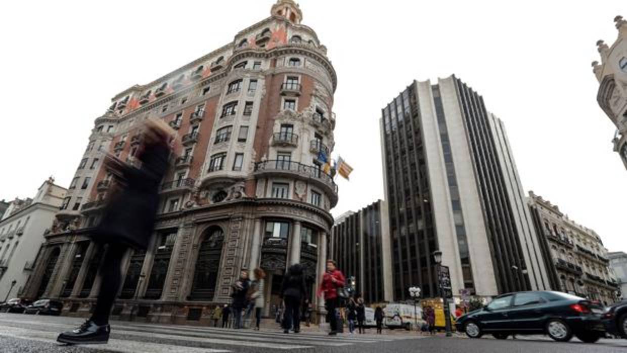 Imagen de la nueva sede de CaixaBank en Valencia