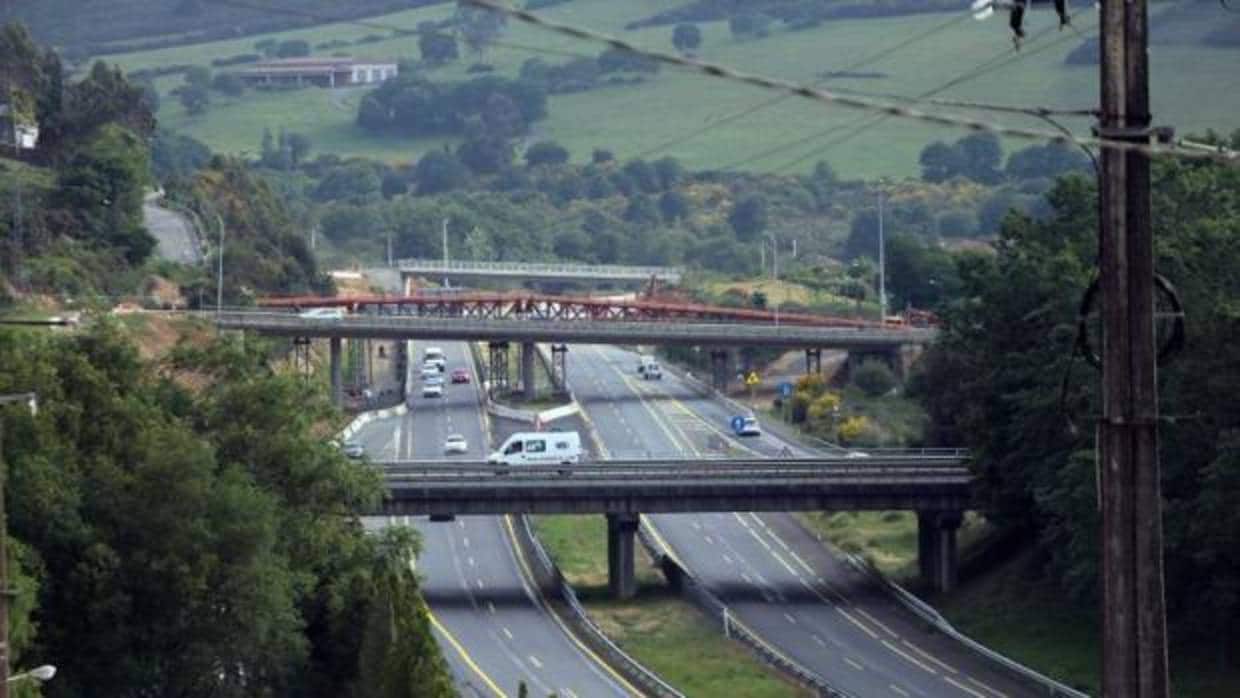 La autopista AP-9 en Santiago