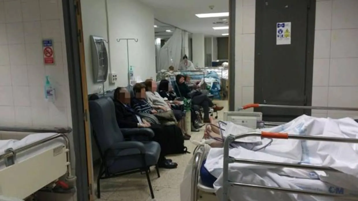 Una de las salas de Urgenicas del Hospital de La Paz