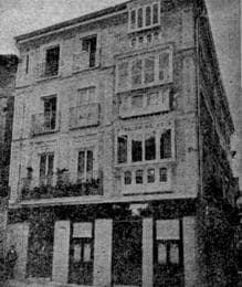 Hotel de Granullaque en la plaza de Barrio Rey, lugares en donde fue visto el ingeniero portugués Álvaro da Silva Simoes antes de «desaparecer» de Toledo