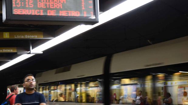 Horarios del Metro de Valencia desde el 26 de diciembre hasta el 7 de enero