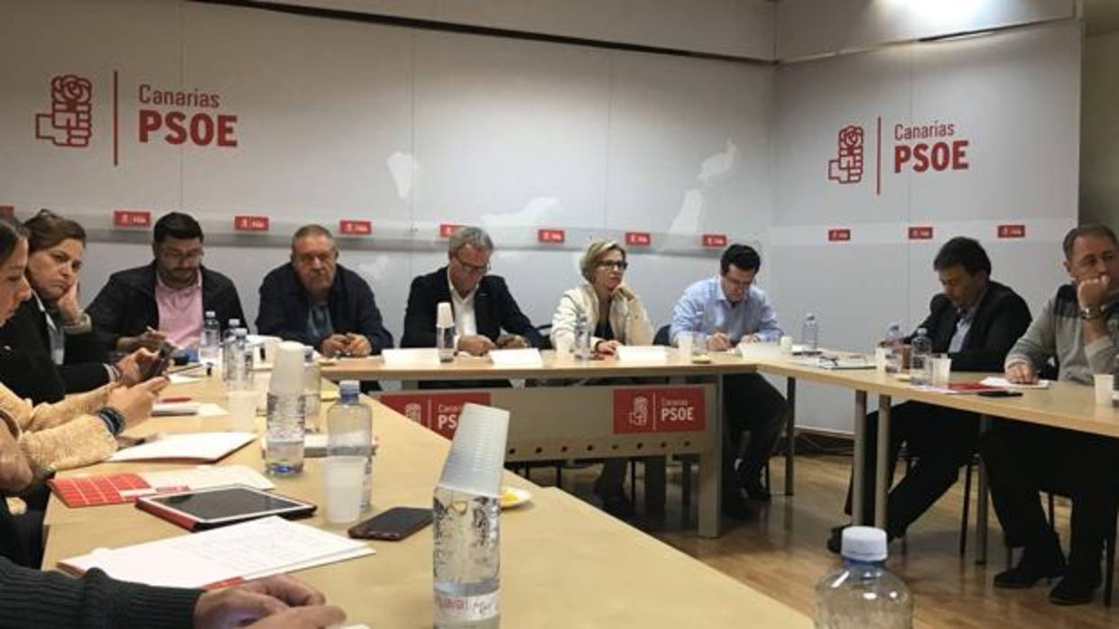 Reunión de la dirección grancanaria del PSOE